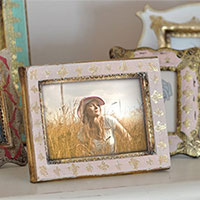 Photo effect - Handmade photo frame with a picture of you