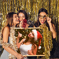 Photo effect - New Year party