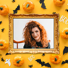 Photo effect - Halloween Boo Photo Frame
