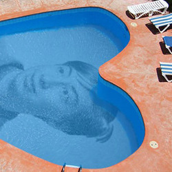 Photo effect - Heart shaped pool