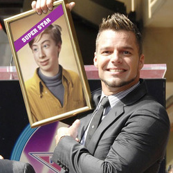 Photo effect - New friend of Ricky Martin