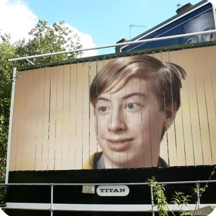 Photo effect - Billboard on the street