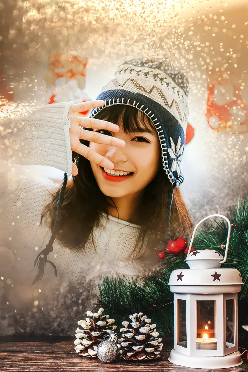 Photo effect - Christmas Joy