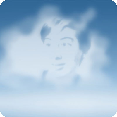 Photo effect - Image among the clouds