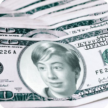 Photo effect - Pack of personal dollars