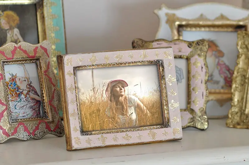Photo effect - Handmade photo frame with a picture of you